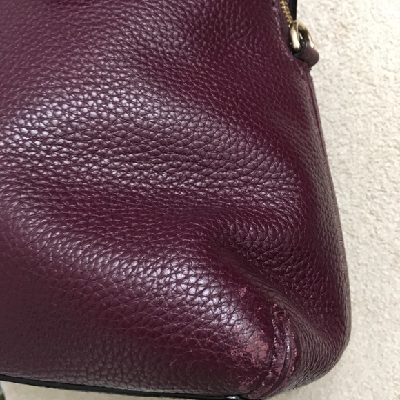 ❤️ Burgundy KATE SPADE Handbag satchel - Picture 9 of 13